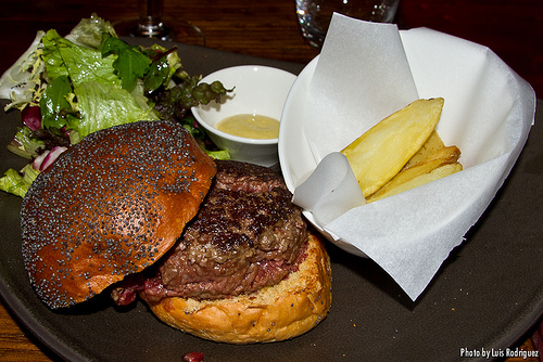 Cada hamburguesa se presenta con el tipo de pan más adecuado
