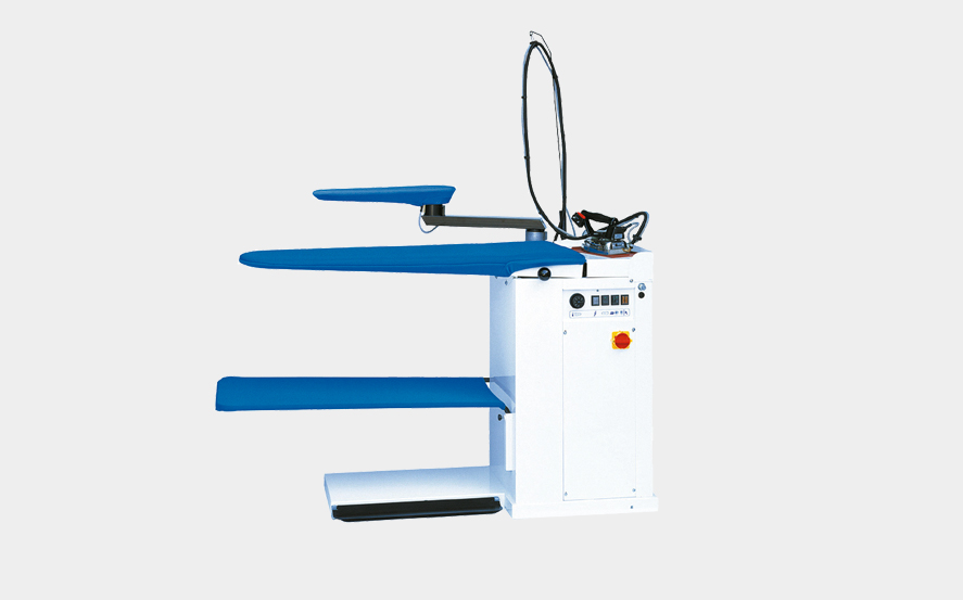 Mesa de planchar rectangular turbo aspirante y calefactada para uso  industrial by Speedypress - The Ironing Press Company